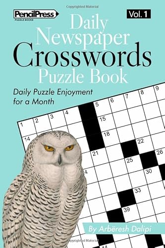 Daily Newspaper Crosswords Puzzle Book: Daily Puzzle Enjoyment for a Month (Volume, Band 1) von Independently published