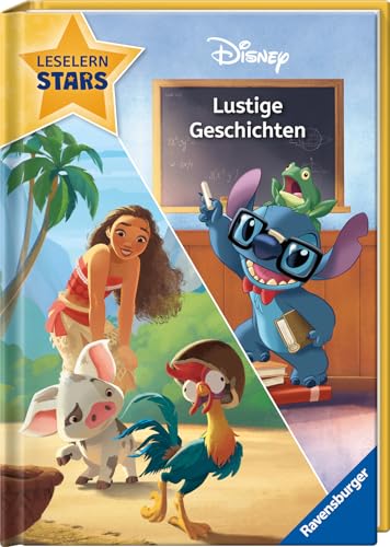 Disney: Lustige Geschichten mit Stitch und Vaiana - Lesen lernen mit den Leselernstars - Erstlesebuch - Kinder ab 6 Jahren - Lesen üben 1. Klasse von Ravensburger Verlag GmbH