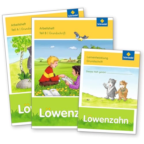 Löwenzahn - Ausgabe 2015: Arbeitshefte A und B mit Lernentwicklungsheft im Paket Grundschrift