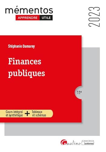 Finances publiques: Élaboration - Exécution - Contrôle (2023)