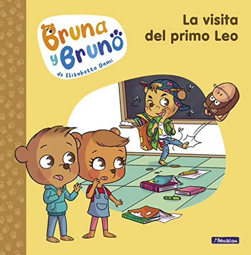 Bruna y Bruno 3 - La visita del primo Leo: Una historia de la autora de Geronimo Stilton (Emociones, valores y hábitos, Band 3) von BEASCOA, EDICIONES