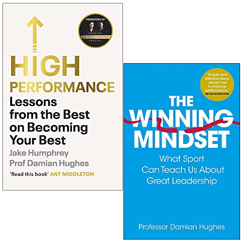 High Performance & The Winning Mindset By Damian Hughes, Jake Humphrey 2 Books Collection Set