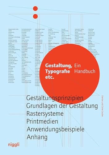 Gestaltung, Typografie etc.: Ein Handbuch von Niggli Verlag