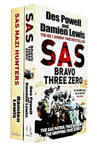 Damien Lewis Collection 2 Bücher-Set (SAS Bravo Three Zero, SAS Nazi Hunters)