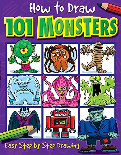 How to Draw 101 Monsters: Easy Step-by-step Drawing