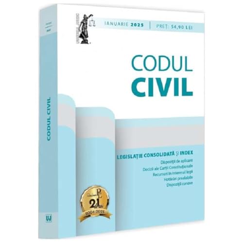 Codul Civil. Actualizat Ianuarie 2025 Codul Civil. Actualizat Ianuarie 2025 von Universul Juridic