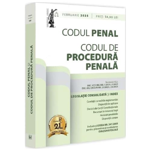 Codul Penal Si Codul De Procedura Penala. Actualizat Februarie 2025 Codul Penal Si Codul De Procedura Penala. Actualizat Februarie 2025 von Universul Juridic