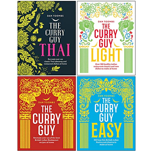 Dan Toombs Collection 4 Books Set (Curry Guy Thai, The Curry Guy Light, The Curry Guy, The Curry Guy Easy)