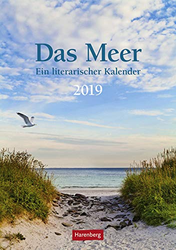 Literaturkalender Das Meer Wochen-Kulturkalender 2023. Stimmungsvoller Foto-Wandkalender mit Meeresansichten, die Dichter inspirierten. Kalender mit literarischen Texten. 25x36 cm Hochformat