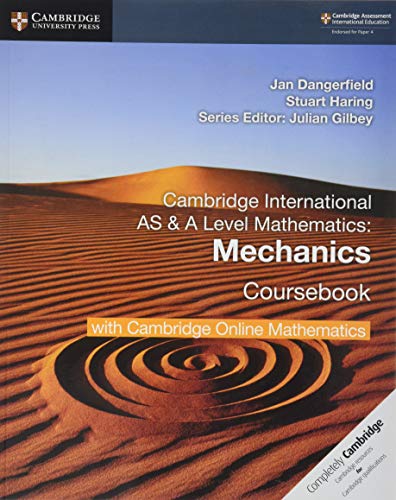 Cambridge International As & a Level Mathematics Mechanics Coursebook + Cambridge Online Mathematics, 2 Years Access