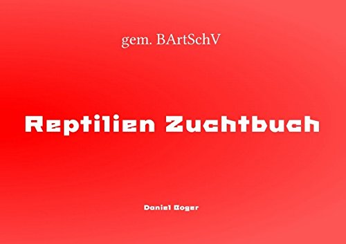 Reptilien Zuchtbuch von epubli