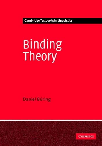 Binding Theory (Cambridge Textbooks In Linguistics)