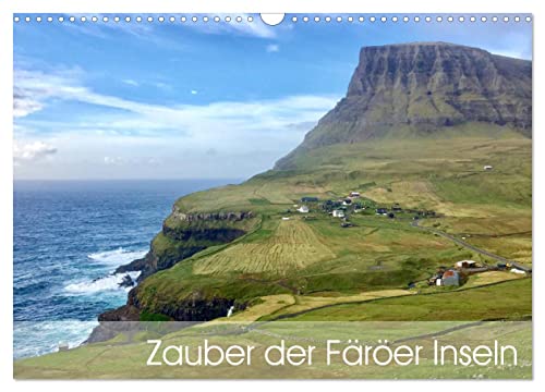 Zauber der Färöer Inseln (Wandkalender 2025 DIN A3 quer), CALVENDO Monatskalender