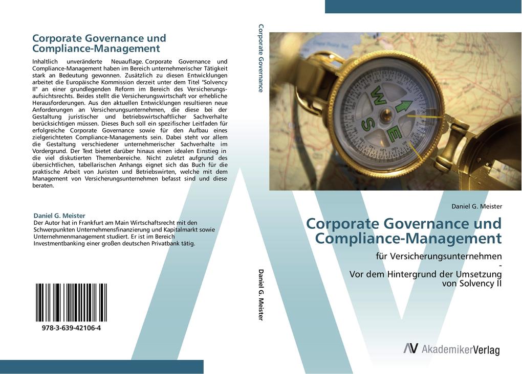 Corporate Governance und Compliance-Management von AV Akademikerverlag