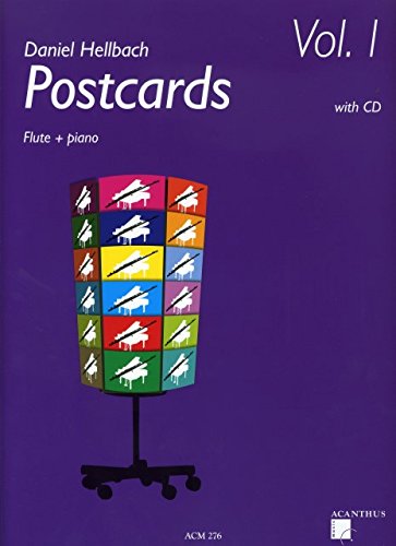 Postcards für Flöte/Klavier mit CD