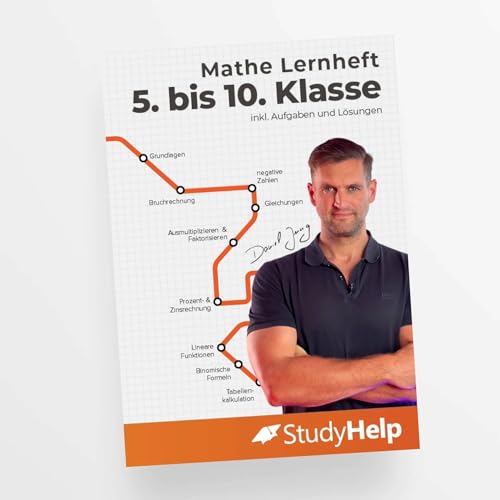 Mathematik Lernheft 5. bis 10. Klasse | StudyHelp & Daniel Jung