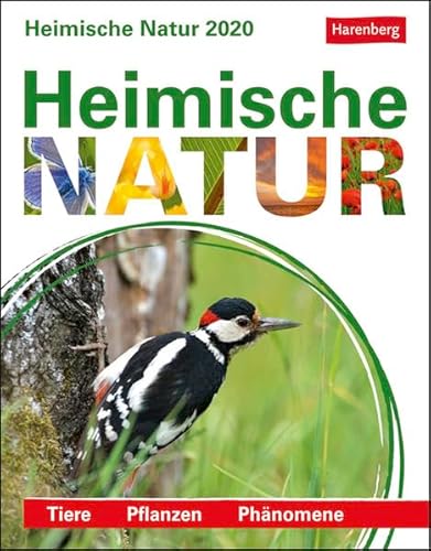Heimische Natur Wissenskalender. Tischkalender 2020. Tageskalendarium. Blockkalender. Format 12,5 x 16 cm: Tiere, Pflanzen, Phänomene