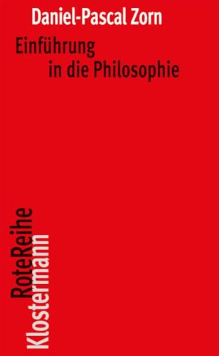 Einführung in die Philosophie (Klostermann RoteReihe) von Klostermann Vittorio GmbH