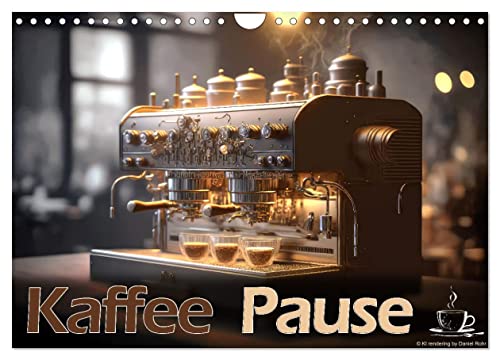 Kaffee Pause (Wandkalender 2024 DIN A4 quer), CALVENDO Monatskalender von CALVENDO