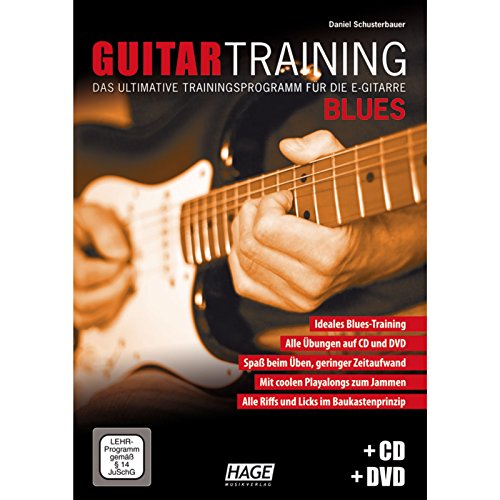 Edition Hage Guitar Training Blues: Das ultimative Trainingsprogramm für die E-Gitarre