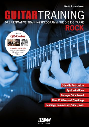 Guitar Training Rock (Mit CD Und DVD). Für E-Gitarre, Gitarrentabulatur(Elektrik): Das ultimative Trainingsprogramm für die E-Gitarre von Hage Musikverlag