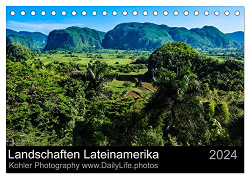 Landschaften Lateinamerika (Tischkalender 2024 DIN A5 quer), CALVENDO Monatskalender von CALVENDO