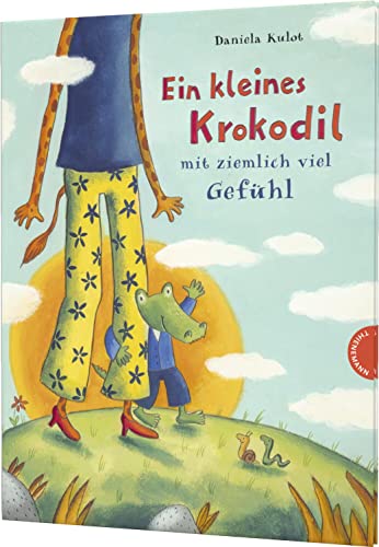 Krokodil und Giraffe: Ein kleines Krokodil mit ziemlich viel Gefühl: Quietschvergnügtes Bilderbuch über ein ungleiches Paar von Thienemann