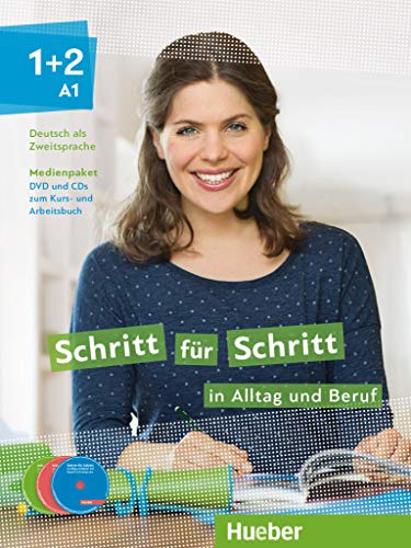 Schritt für Schritt in Alltag und Beruf 1+2: Deutsch als Zweitsprache / Medienpaket von Hueber Verlag GmbH