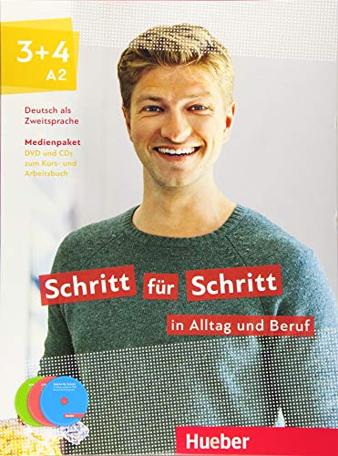 Schritt für Schritt in Alltag und Beruf 3+4: Deutsch als Zweitsprache / Medienpaket von Hueber Verlag GmbH