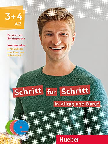 Schritt für Schritt in Alltag und Beruf 3+4: Deutsch als Zweitsprache / Medienpaket von Hueber Verlag GmbH