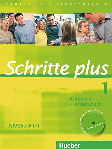 Schritte plus 1: Deutsch als Fremdsprache / Kursbuch + Arbeitsbuch mit Audio-CD zum Arbeitsbuch und interaktiven Übungen