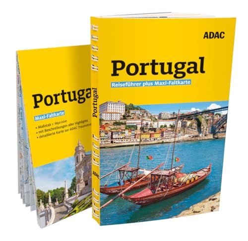 ADAC Reiseführer plus Portugal: Mit Maxi-Faltkarte und praktischer Spiralbindung