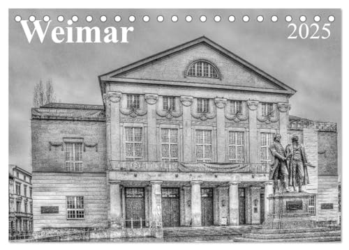 Weimar (Tischkalender 2025 DIN A5 quer), CALVENDO Monatskalender von CALVENDO