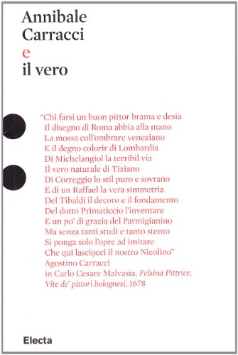 Annibale Carracci e il vero. Ediz. illustrata (Pesci rossi) von Electa