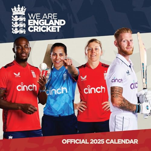 Cricket England 2025 – Wandkalender: Original Danilo-Kalender [Mehrsprachig] [Kalender] (Wall-Kalender) von Danilo Promotions LTD