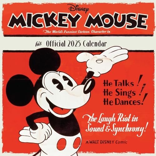 Disney Mickey Mouse 2025 – Wandkalender: Original Danilo-Kalender [Mehrsprachig] [Kalender] (Wall-Kalender)