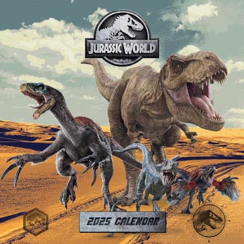 Jurassic World – Offizieller Kalender 2025: Original Danilo-Kalender [Mehrsprachig] [Kalender] (Wall-Kalender)
