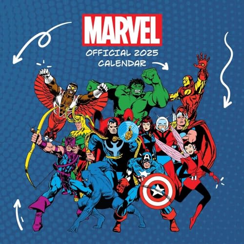 Marvel Comics – Offizieller Kalender 2025: Original Danilo-Kalender [Mehrsprachig] [Kalender] (Wall-Kalender)