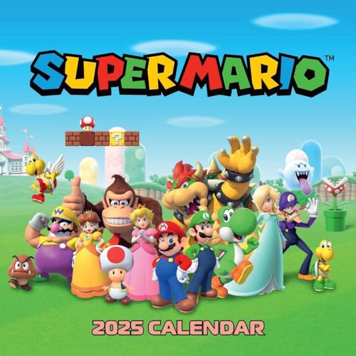 Nintendo – Super Mario 2025 – Wandkalender: Original Danilo-Kalender [Mehrsprachig] [Kalender] (Wall-Kalender)