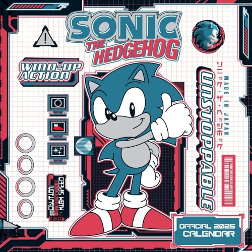 Sonic the Hedgehog 2025 – Wandkalender: Original Danilo-Kalender [Mehrsprachig] [Kalender] (Wall-Kalender)