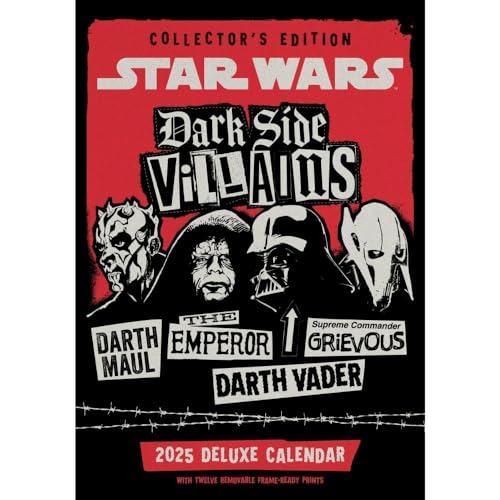 Star Wars A3-Deluxe Kalender 2025 – Collectors Edition Wandkalender: Original Danilo-Kalender [Mehrsprachig] [Kalender] (Wall-Kalender) von Danilo Promotions LTD