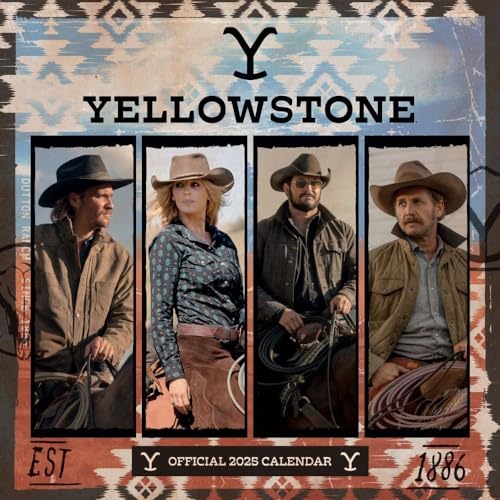 Yellowstone – Kalender 2025: Original Danilo-Kalender [Mehrsprachig] [Kalender] (Wall-Kalender)