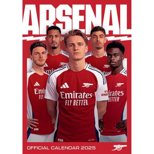 Arsenal London FC 2025 – A3-Posterkalender: Original Danilo-Kalender [Mehrsprachig] [Kalender] von Danilo Promotions LTD
