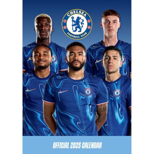 Chelsea FC 2025 – A3-Posterkalender: Original Danilo-Kalender [Mehrsprachig] [Kalender]