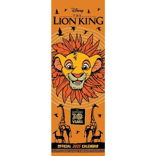 Disney – The Lion King – Der König der Löwen 2025 – Slimline-Kalender: Original Danilo-Kalender [Mehrsprachig] [Kalender]