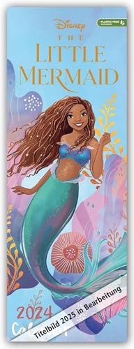Disney – The Little Mermaid – Die kleine Meerjungfrau 2025 – Slimline-Kalender: Original Danilo-Kalender [Mehrsprachig] [Kalender]