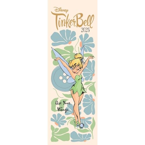 Disney – Tinkerbell 2025 – Slimline-Kalender: Original Danilo-Kalender [Mehrsprachig] [Kalender]