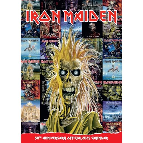 Iron Maiden 2025 – A3-Posterkalender: Original Danilo-Kalender [Mehrsprachig] [Kalender]