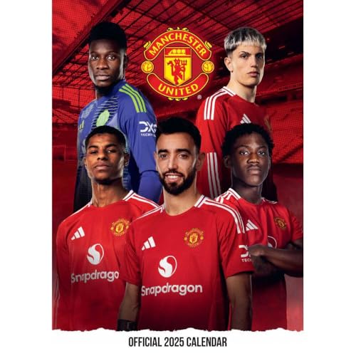 Manchester United FC 2025 – A3-Posterkalender: Original Danilo-Kalender [Mehrsprachig] [Kalender] von Danilo Promotions LTD