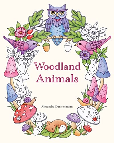 Woodland Animals: An adult colouring book for dreaming and relaxing. von CREATESPACE